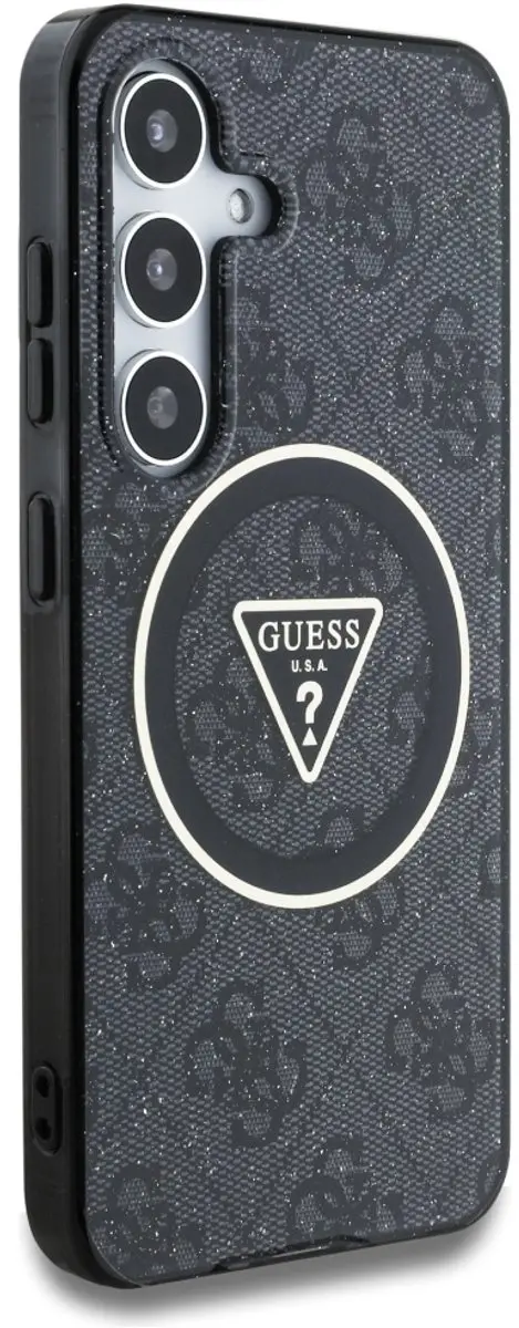 GUESS Etui voor Samsung Galaxy S25+ - Glitter Transparent