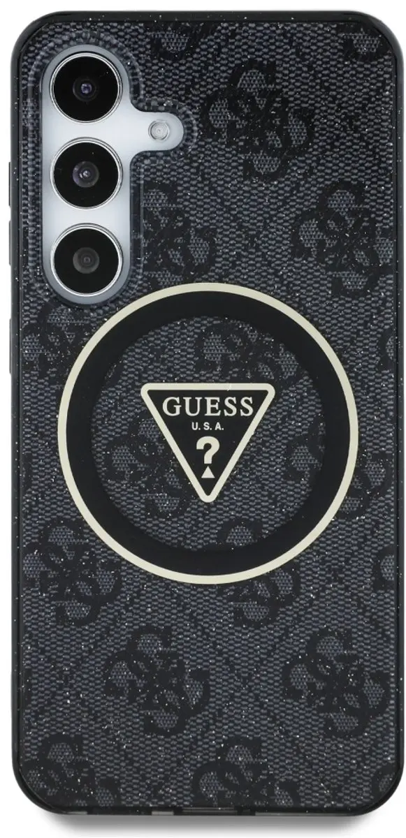 GUESS Etui voor Samsung Galaxy S25+ - Glitter Transparent