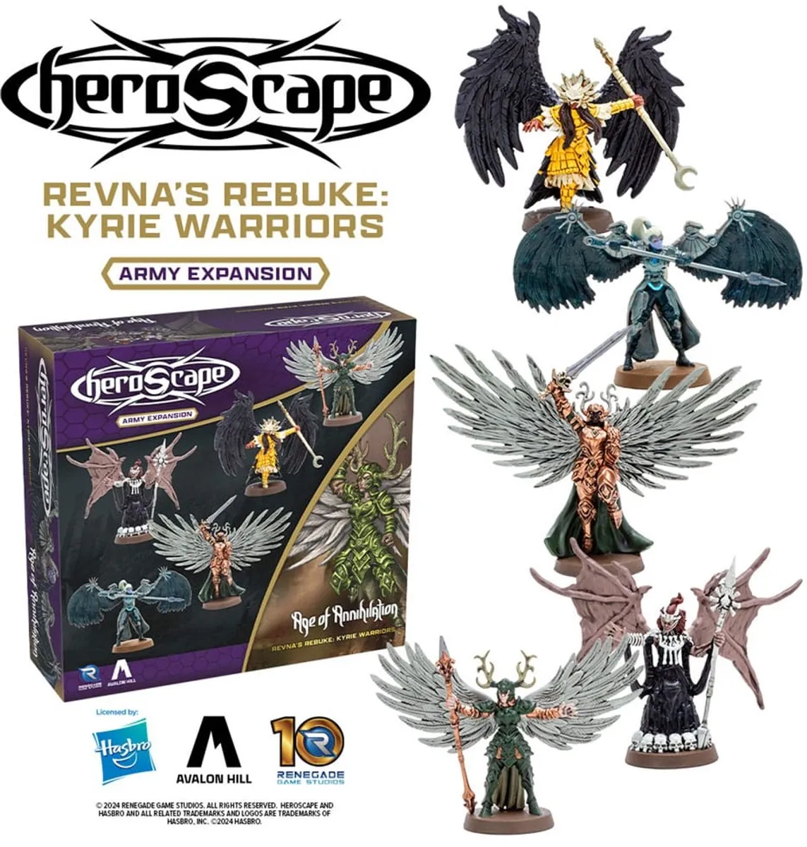 Asmodee Renegade Heroscape RGS02698 Kyrie Warriors - 2 Spelers