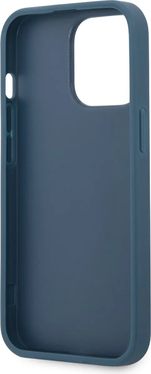 GUESS 4G Stripe Logo Backcase iPhone 13 Pro - Blauw - afbeelding 6 van 6