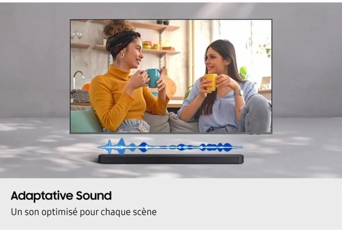 Soundbar - SAMSUNG - HW-Q610F/XE - Series 3.1ch - Draadloze subwoofer 6,5'' - Acoustic Beam
