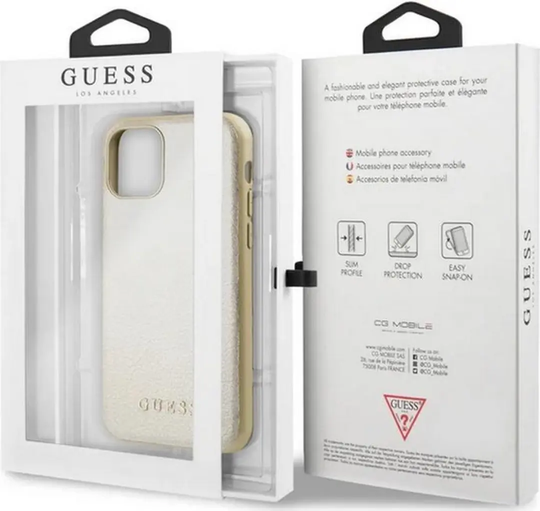 Guess IriDescent Hard Case GUHCP11MHGOL - iPhone 11 Pro - Goud
