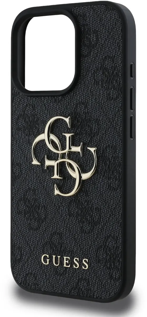Guess Metal Logo Hoesje iPhone 16 Pro - Grijs - MPN 12038