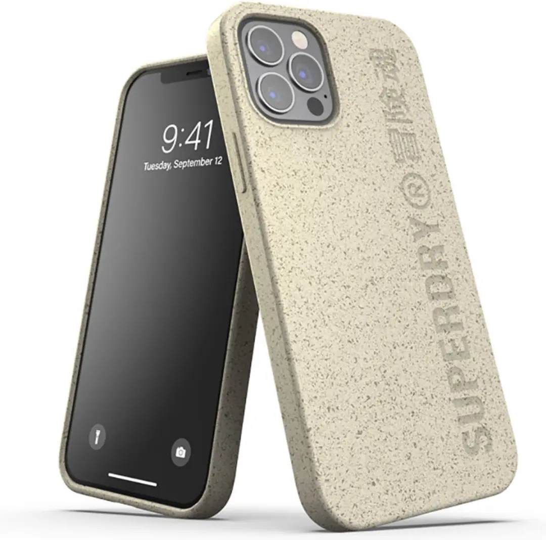 Superdry iPhone 12 Hoesje - Biodegradable Wit