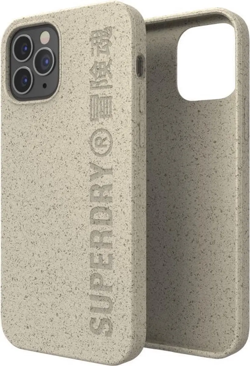 Superdry iPhone 12 Hoesje - Biodegradable Wit