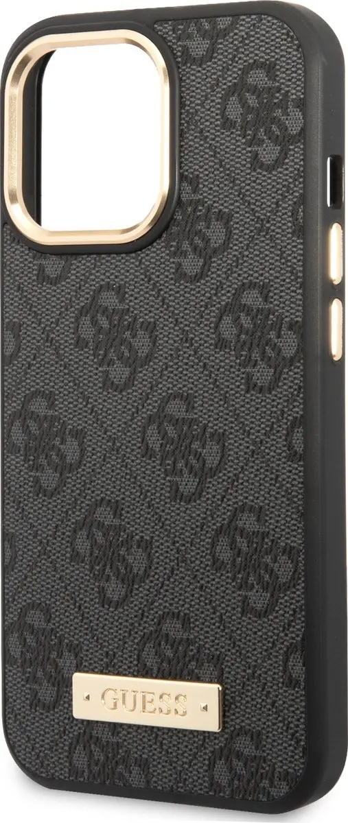 Guess 4G Backcover iPhone 13 Pro 9137 - Donkergrijs