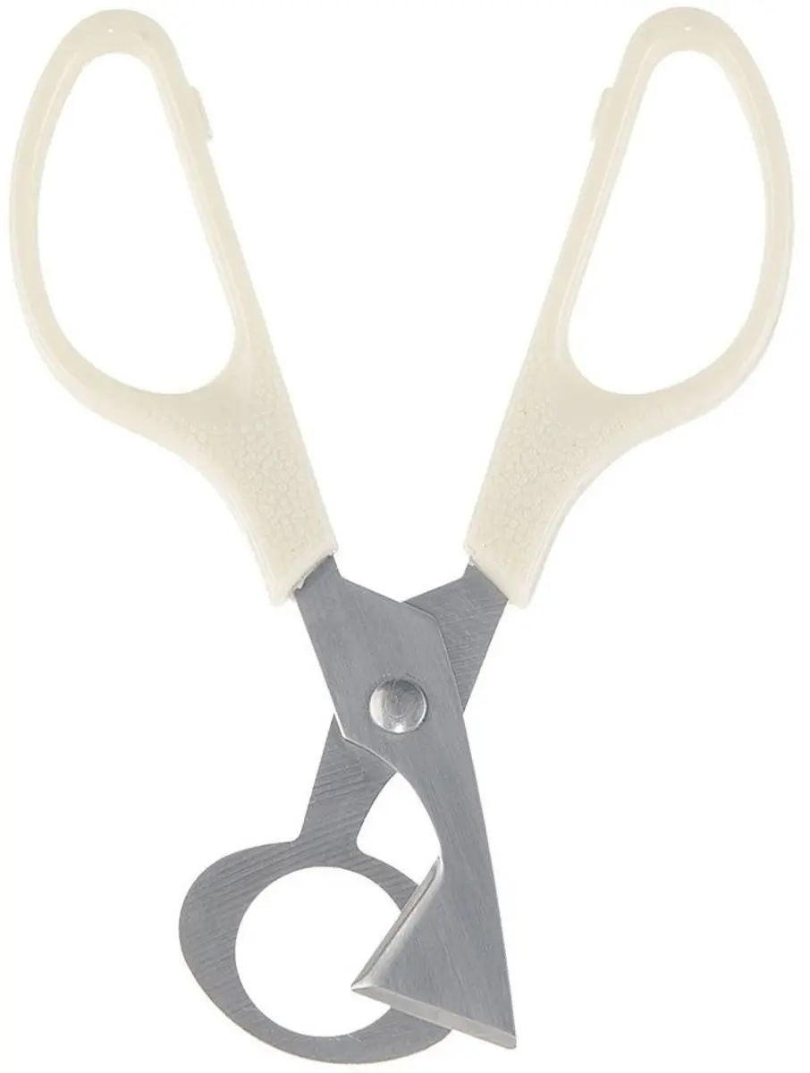 Orion Roestvrijstalen Eierknipper 14,5cm - Zwart/Crème - afbeelding 6 van 6