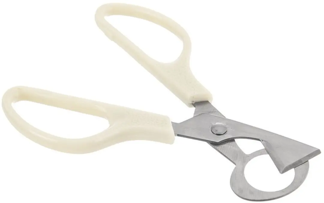 Orion Roestvrijstalen Eierknipper 14,5cm - Zwart/Crème - afbeelding 2 van 6