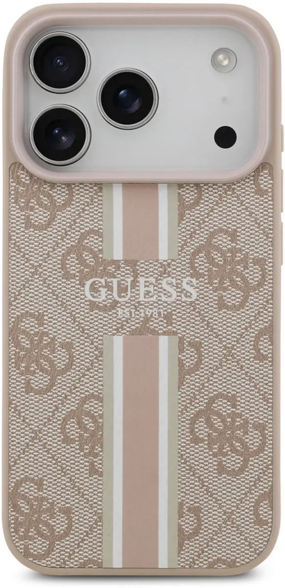 GUESS Hoesje iPhone 17 Pro - Roze - MPN 3666339491468
