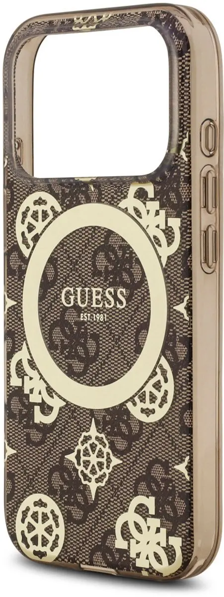 GUESS Telefoonhoesje iPhone 17 Pro - MagSafe - Bruin