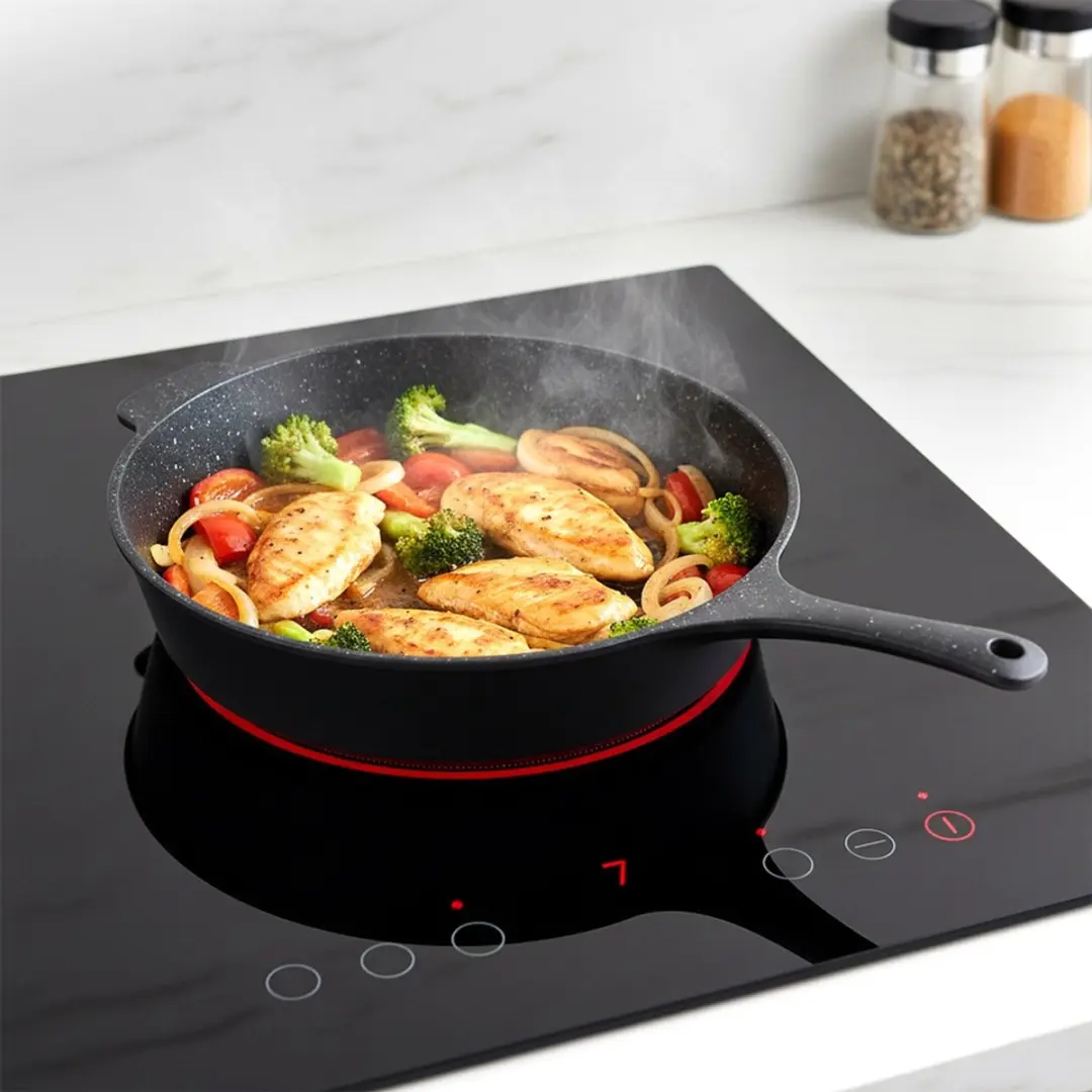 Orion Graniet Diep Grande Koekenpan 28cm - Zwart
