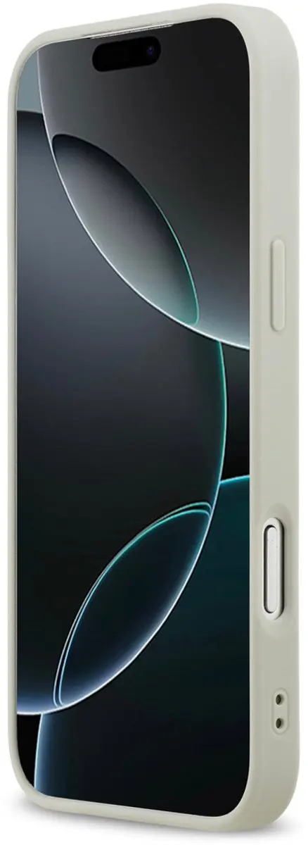 DKNY iPhone 17 Pro Max Telefoonhoesje - Ruitdesign Beige