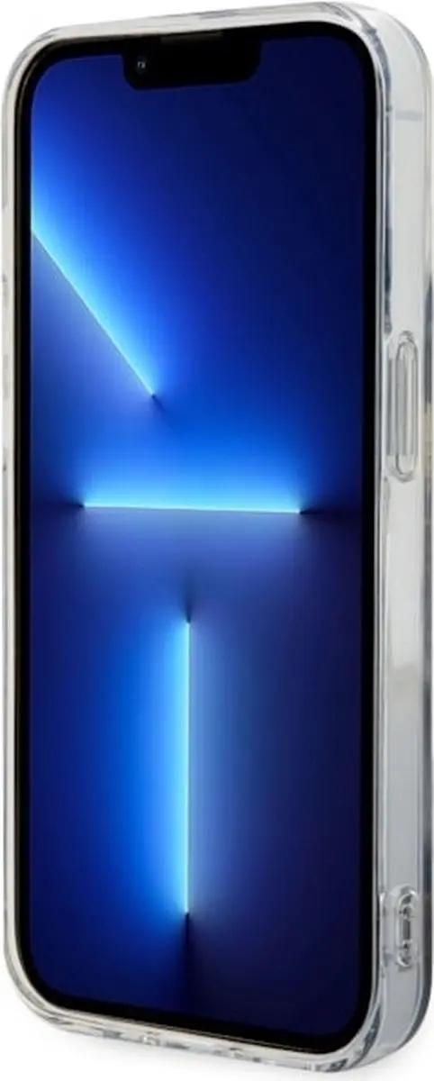 GUESS Golden Marble Back Case - iPhone 14 Pro - Zwart - afbeelding 6 van 6