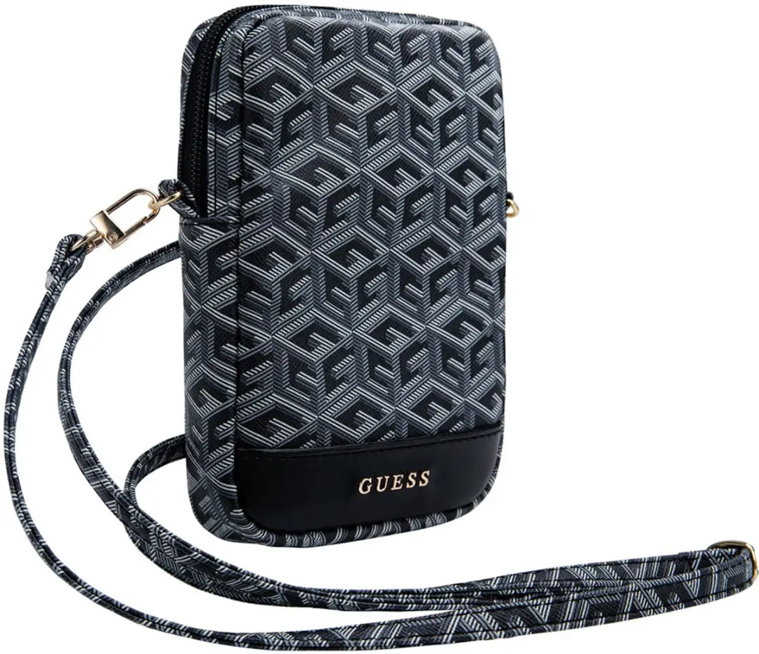 GUESS G-Cube Wallet Pouch 7 Inch - Zwart - afbeelding 6 van 6