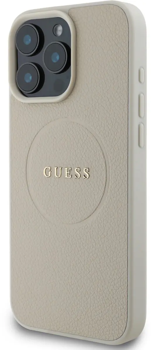GUESS Telefoonhoesje iPhone 15 Pro Max - Beige - 3666339294663