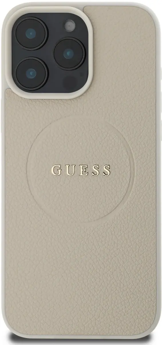 GUESS Telefoonhoesje iPhone 15 Pro Max - Beige - 3666339294663