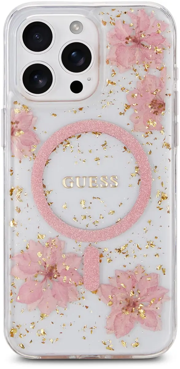 GUESS Telefoonhoesje iPhone 15 Pro Max - Roze