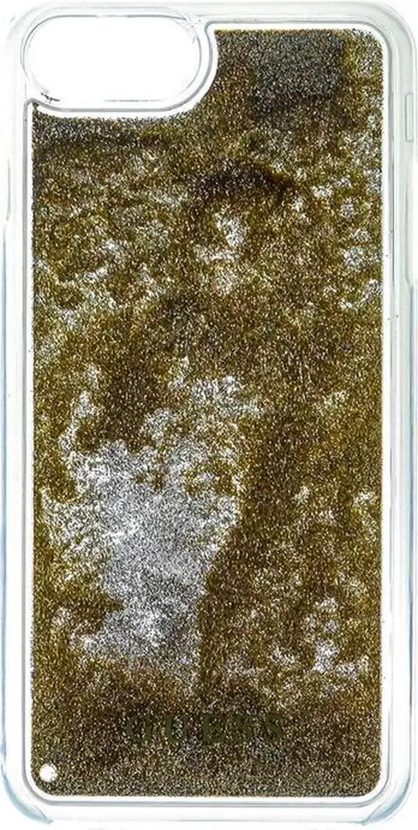 Guess Liquid Glitter Triangle Hoesje iPhone 7