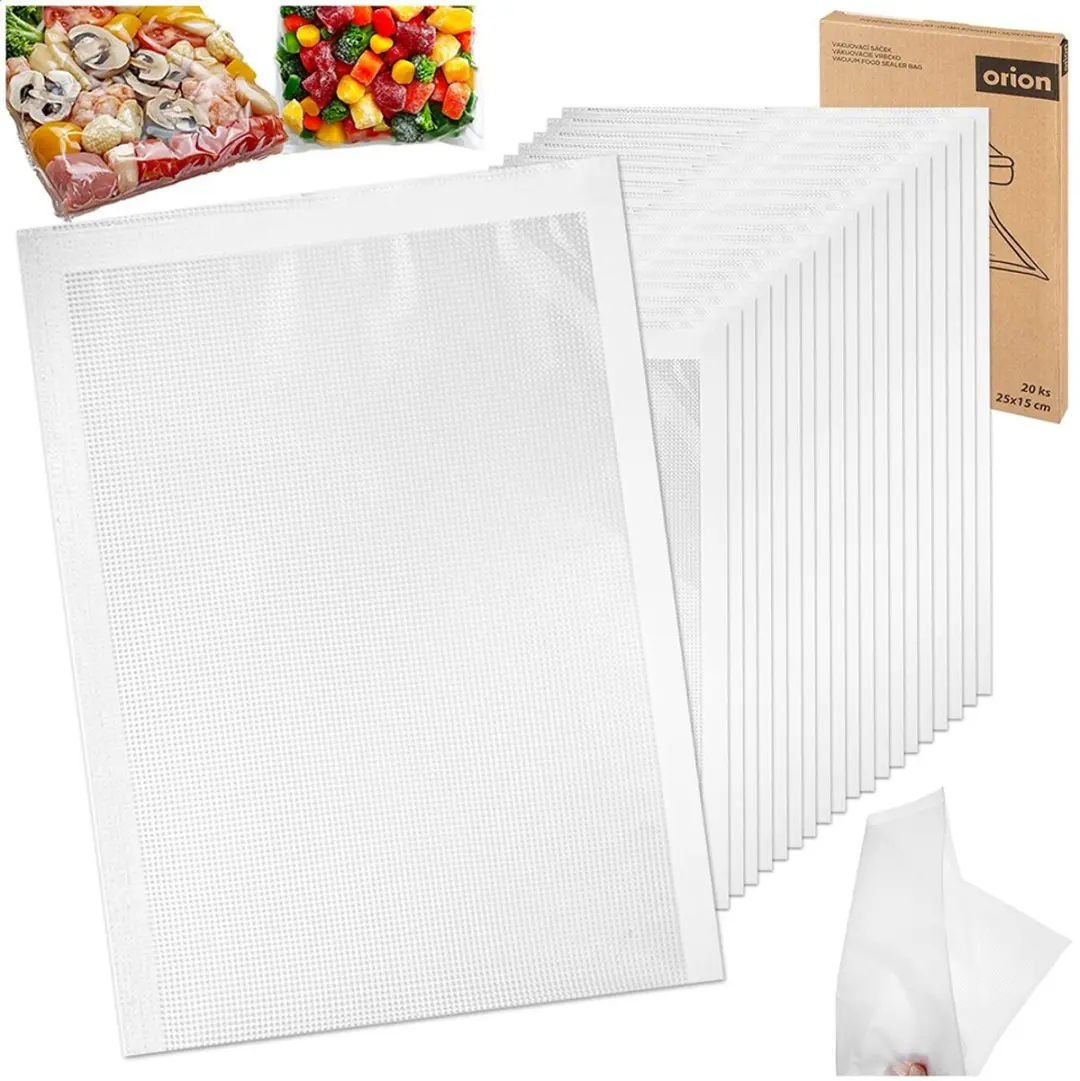 Orion Zest Vacuümzakken 20 Stuks - 25x15cm - Transparant - afbeelding 3 van 6