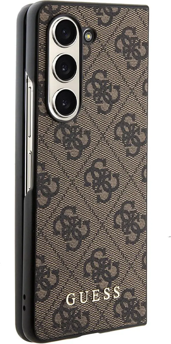 Guess Charm Hoesje Samsung Galaxy Z Fold 5 - Bruin