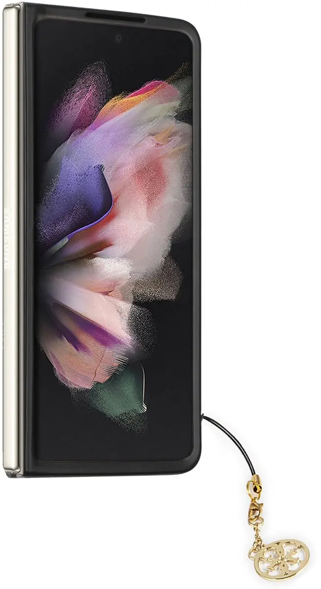 Guess Charm Hoesje Samsung Galaxy Z Fold 5 - Bruin