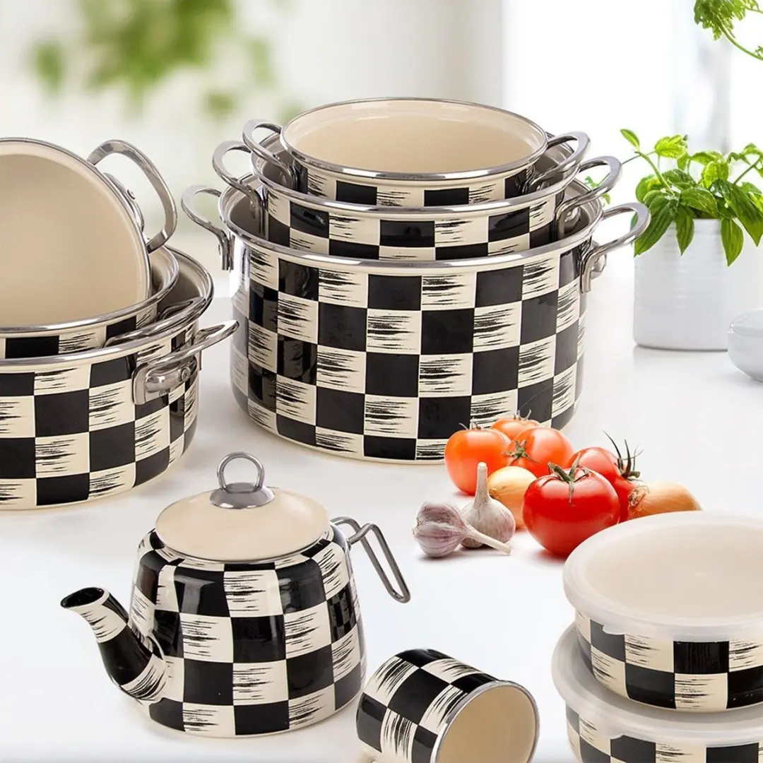 Orion Szachownica Geëmailleerde Pan 20cm - 3L