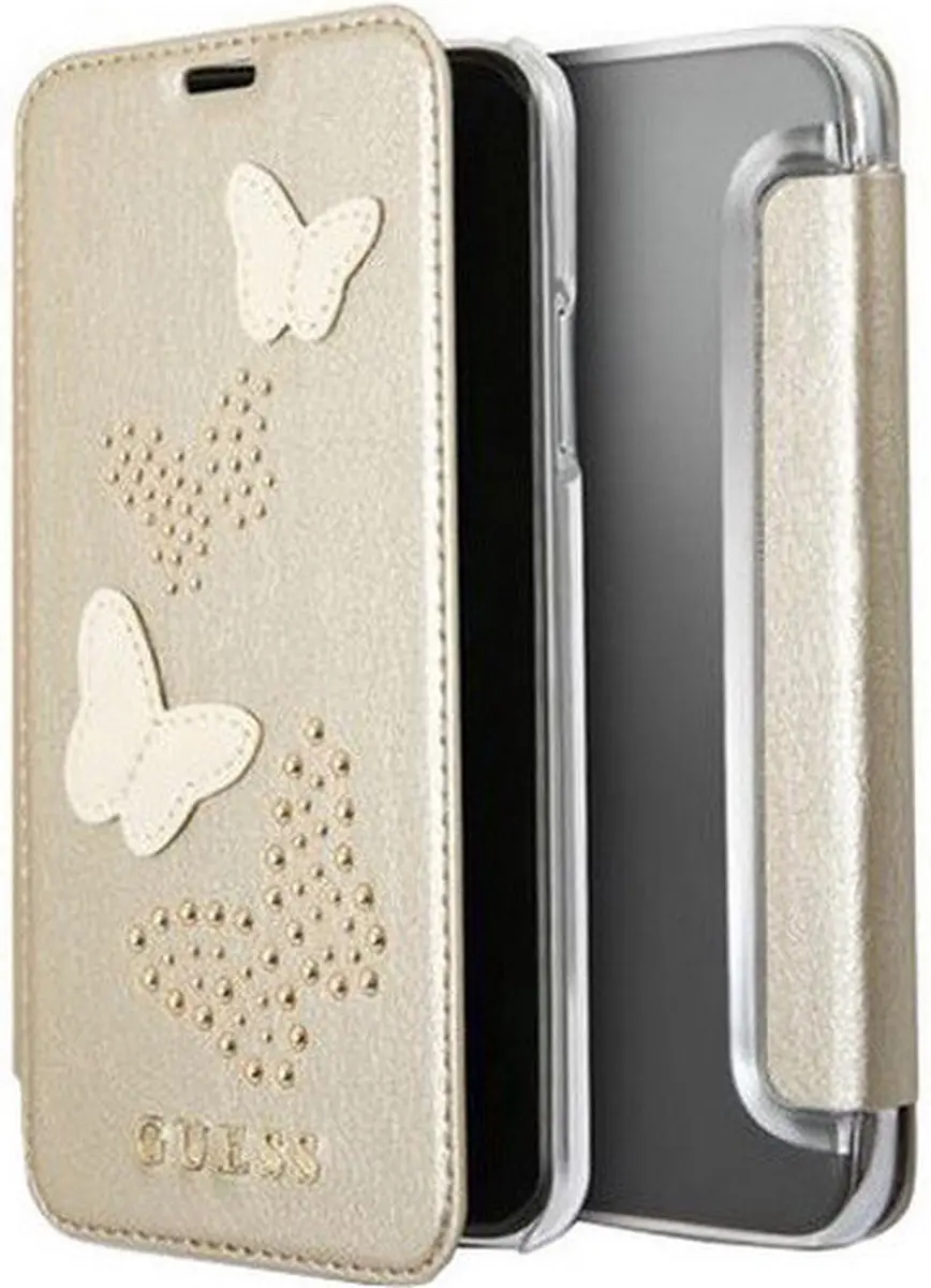 Guess Studs and Sparkle Book Case iPhone X/Xs