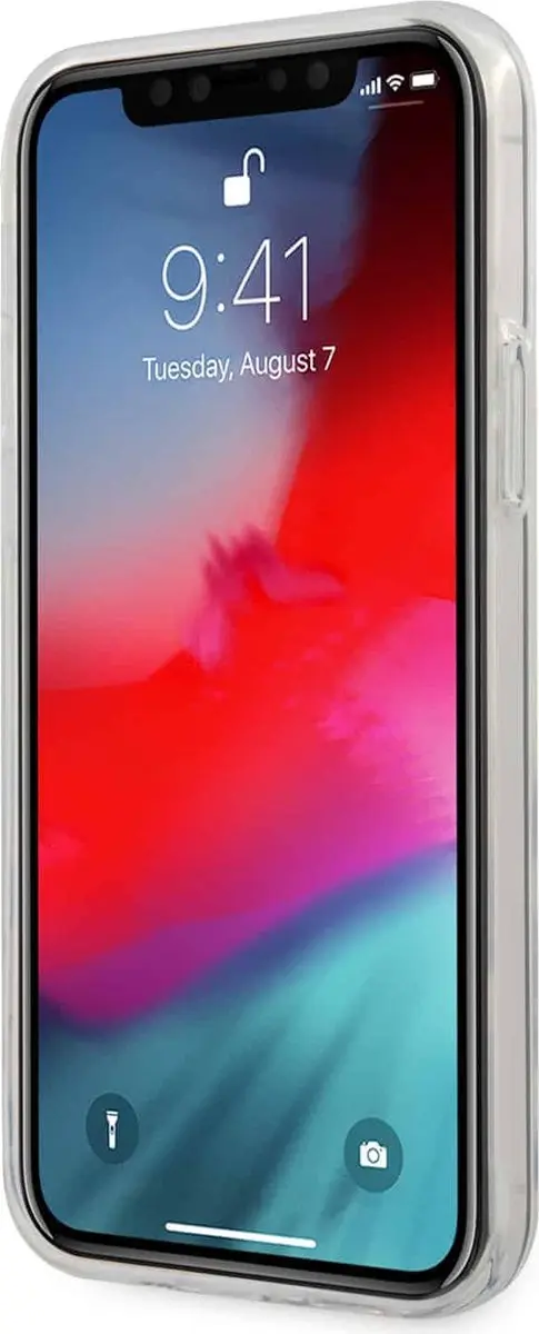 GUESS Gold Triangle Back Case - iPhone 12/12 Pro - Multicolor