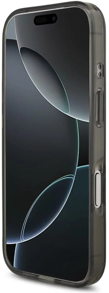 GUESS iPhone 17 Pro Hoesje - Zwart - Bloemenprint