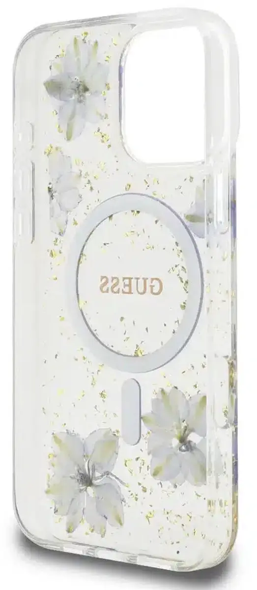 GUESS Backcover iPhone 16 Pro - MagSafe - Paars - 3666339352400