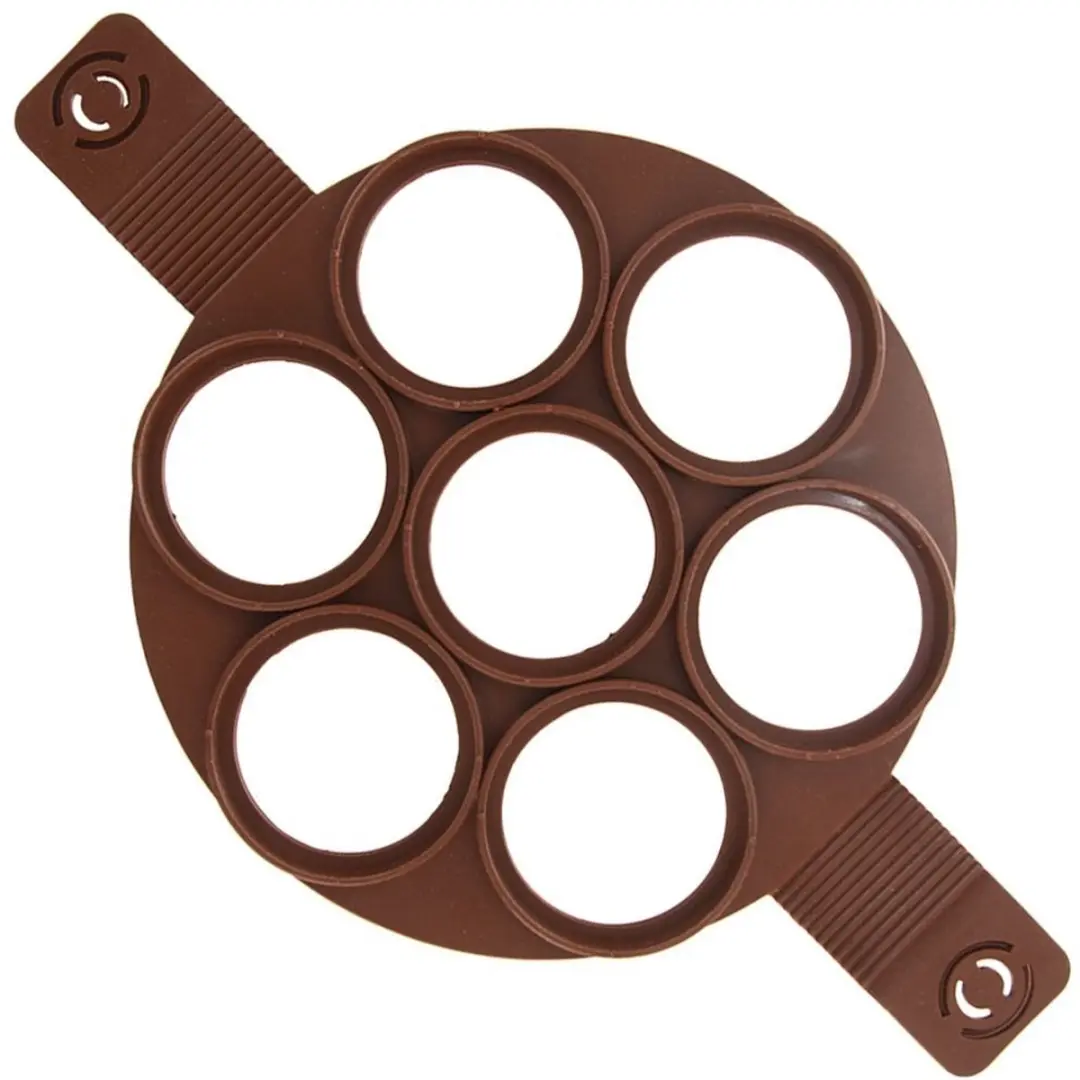 Orion Sillinie Siliconen Eierbakvorm 24cm - Bruin