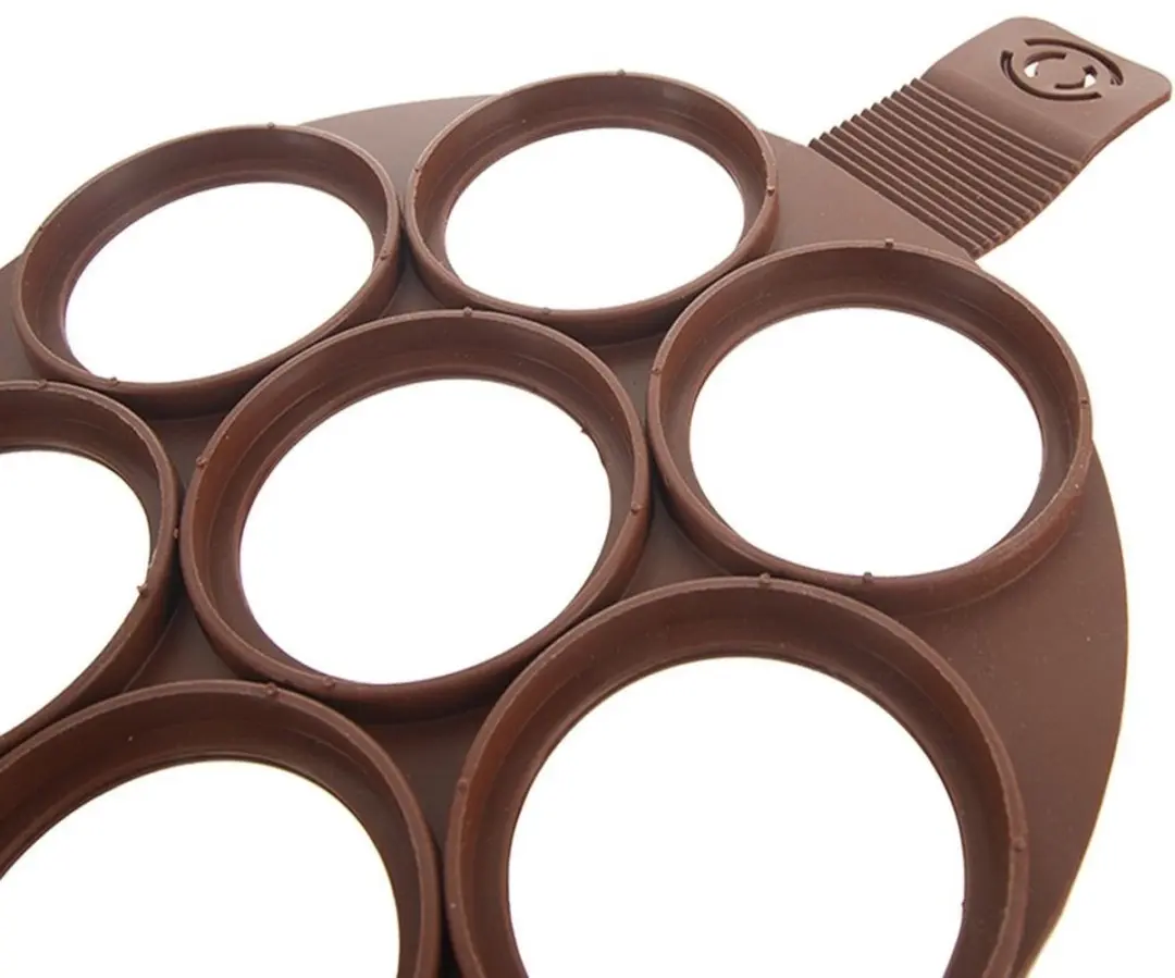 Orion Sillinie Siliconen Eierbakvorm 24cm - Bruin