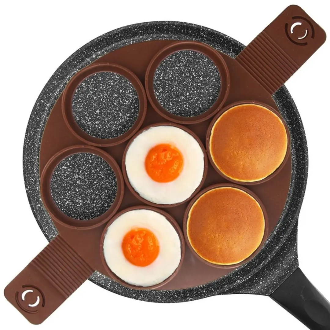 Orion Sillinie Siliconen Eierbakvorm 24cm - Bruin