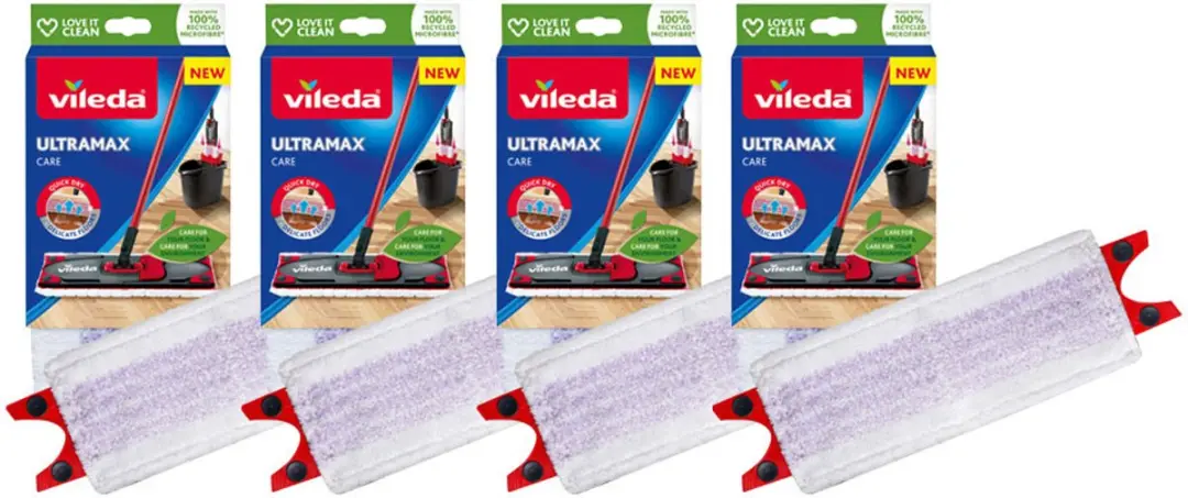 Vileda Ultramax Care Navulling Rood