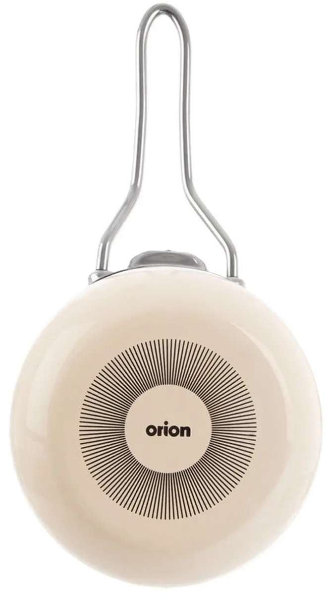 Orion Tonca Emaliërde Steelpan 15cm - Crème/Zilver