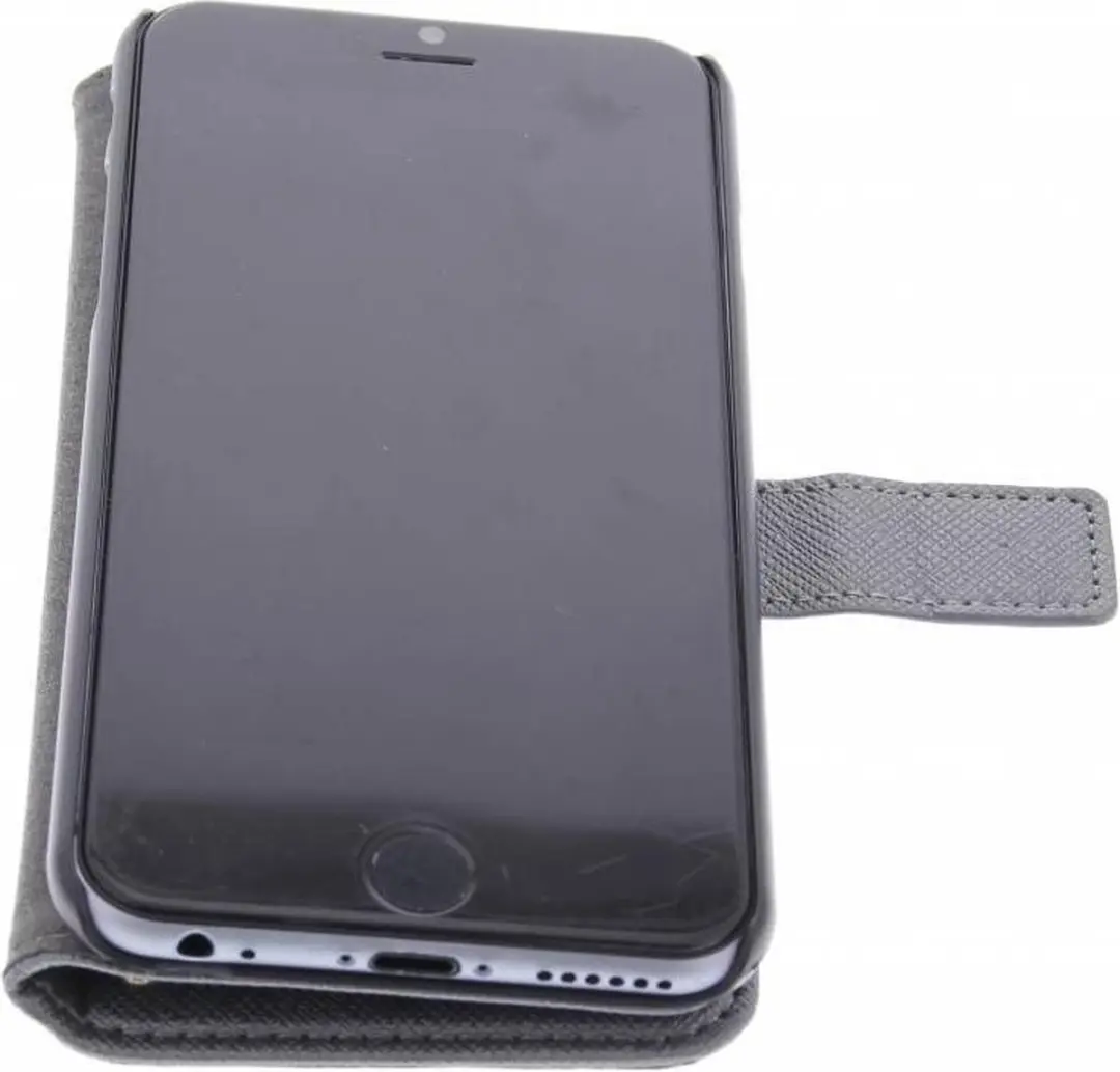 GUESS iPhone 6/6s Hoesje - Zilver - Kunstleer