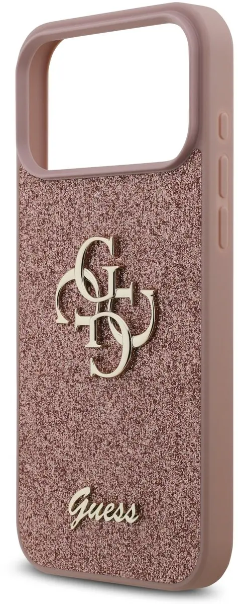 GUESS Back Cover iPhone 17 Pro Max 13799 - Roze Glitter