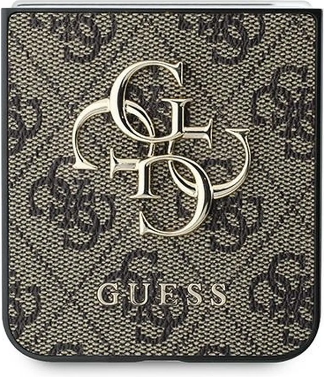 Guess GUHCZF64GMGBR Hoesje - Samsung Galaxy Z Flip6/7 FE - Bruin