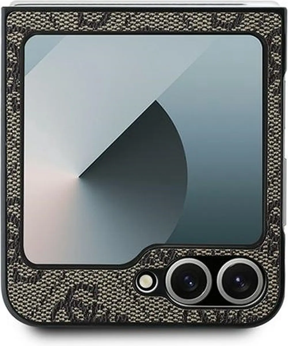 Guess GUHCZF64GMGBR Hoesje - Samsung Galaxy Z Flip6/7 FE - Bruin