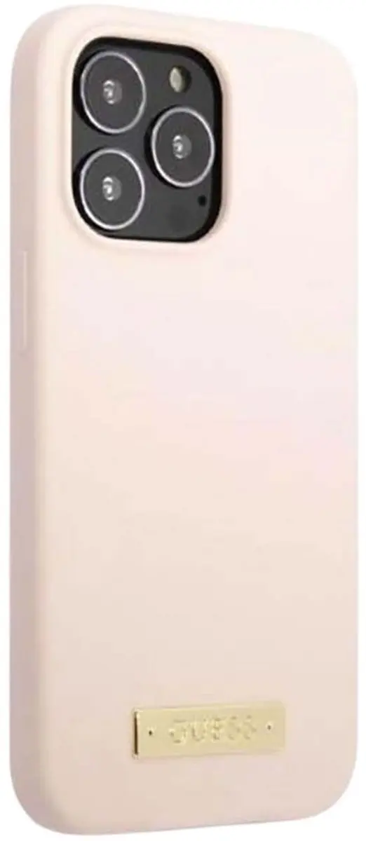 GUESS Hoesje iPhone 13 Pro Max MagSafe Roze - GUHMP13XSPLP