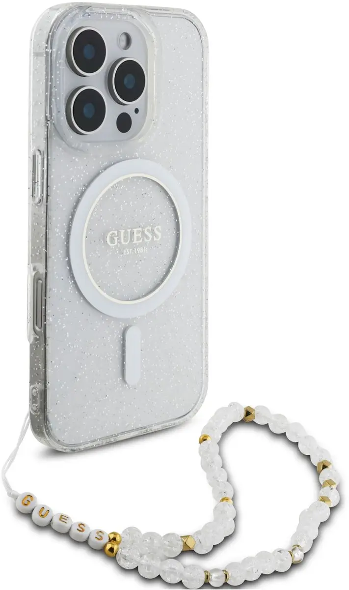 GUESS iPhone 16 Pro MagSafe Hoesje - Transparant - 12381 - afbeelding 6 van 6