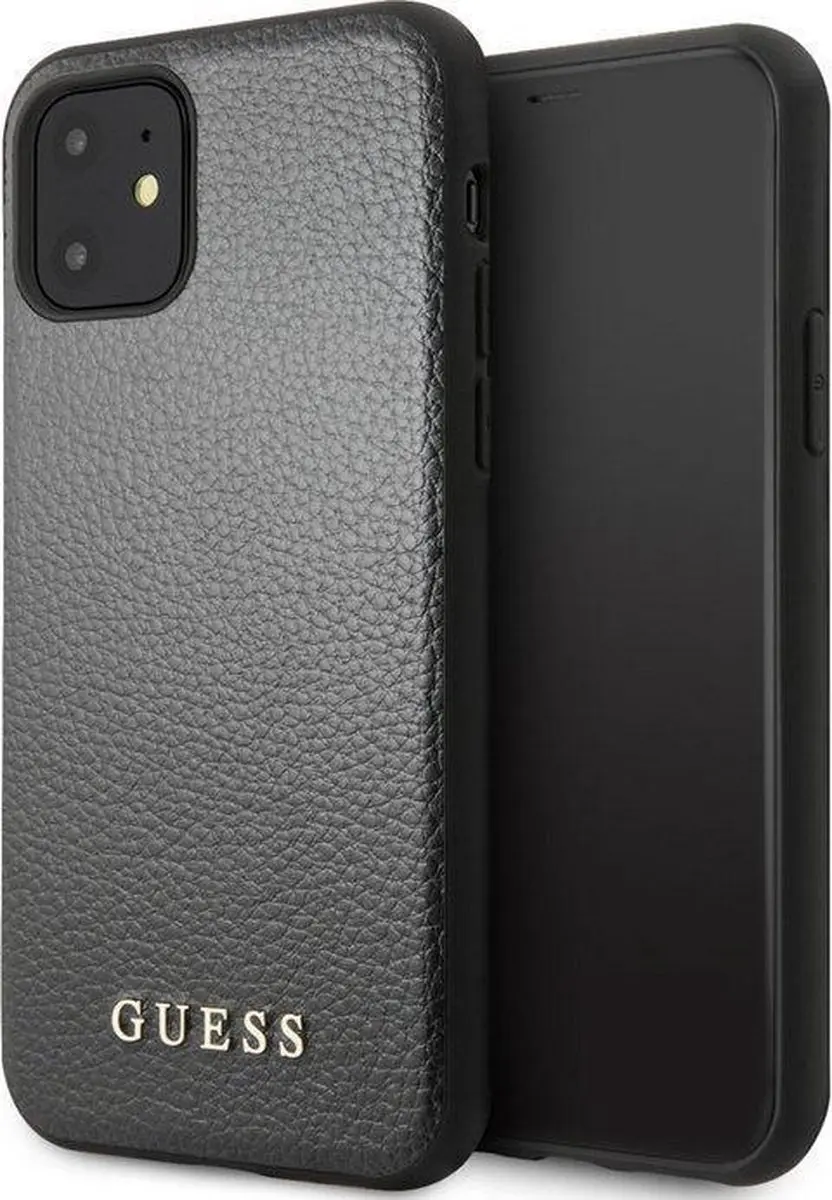 Guess IriDescent Hard Case Apple iPhone 11 - Zwart