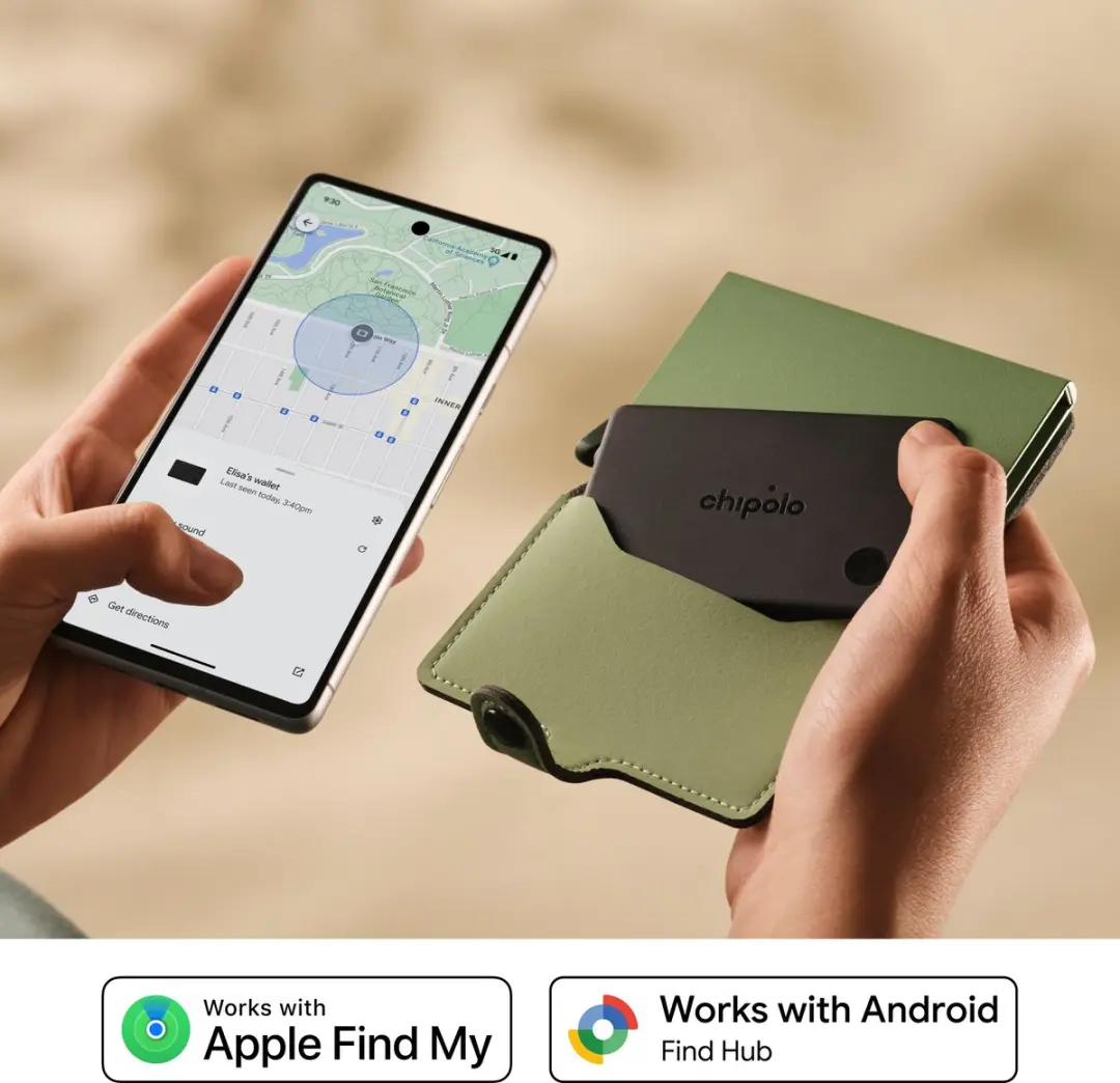 Chipolo CARD Bluetooth Tracker - 110dB - Waterdicht IP67
