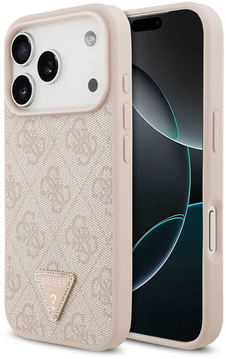 Guess Back Cover iPhone 17 Pro - Roze - 3666339552442