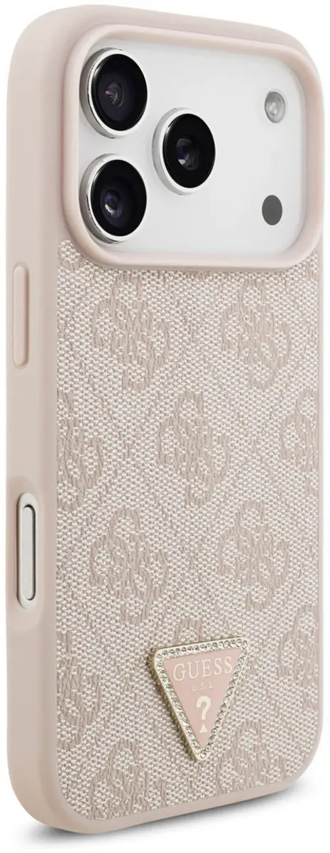Guess Back Cover iPhone 17 Pro - Roze - 3666339552442 - afbeelding 6 van 6