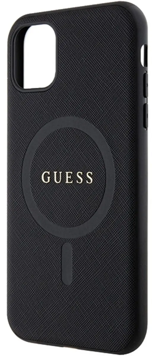 Guess GUHMN61PSAHMCK iPhone Hoesje - Zwart - MagSafe