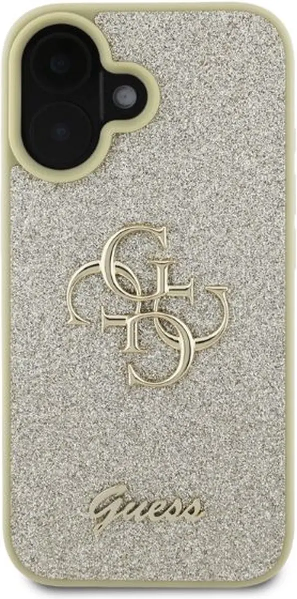 GUESS iPhone 16 Hardcase GUHCP16SHG4SGD - Goud
