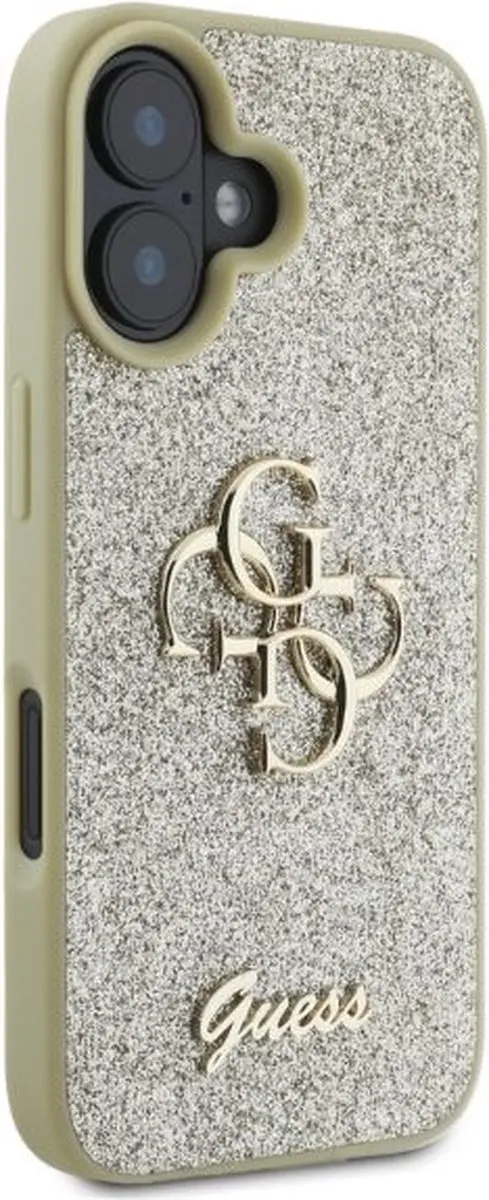 GUESS iPhone 16 Hardcase GUHCP16SHG4SGD - Goud