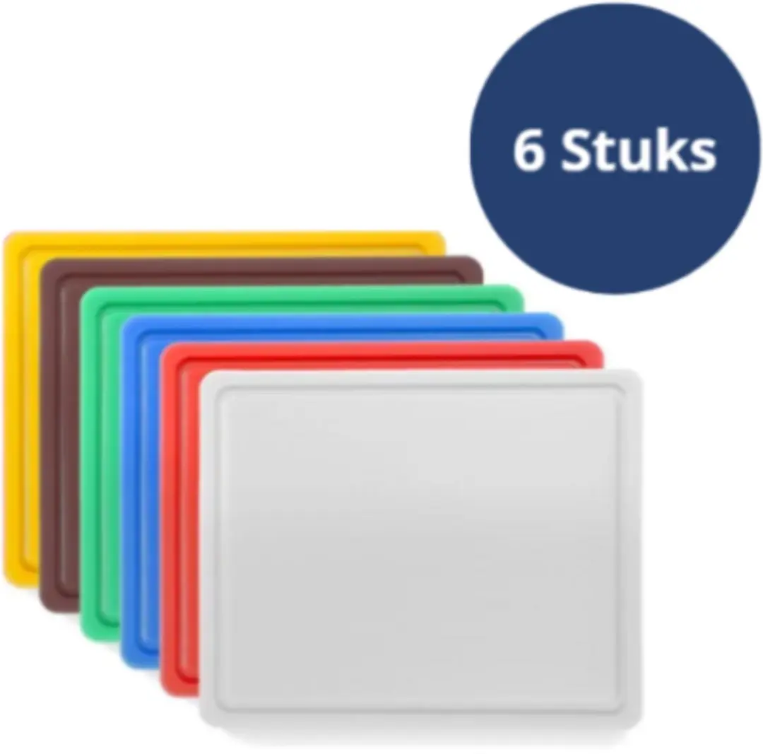 Hendi Snijplanken Set 6 Stuks Gastronorm 1/2