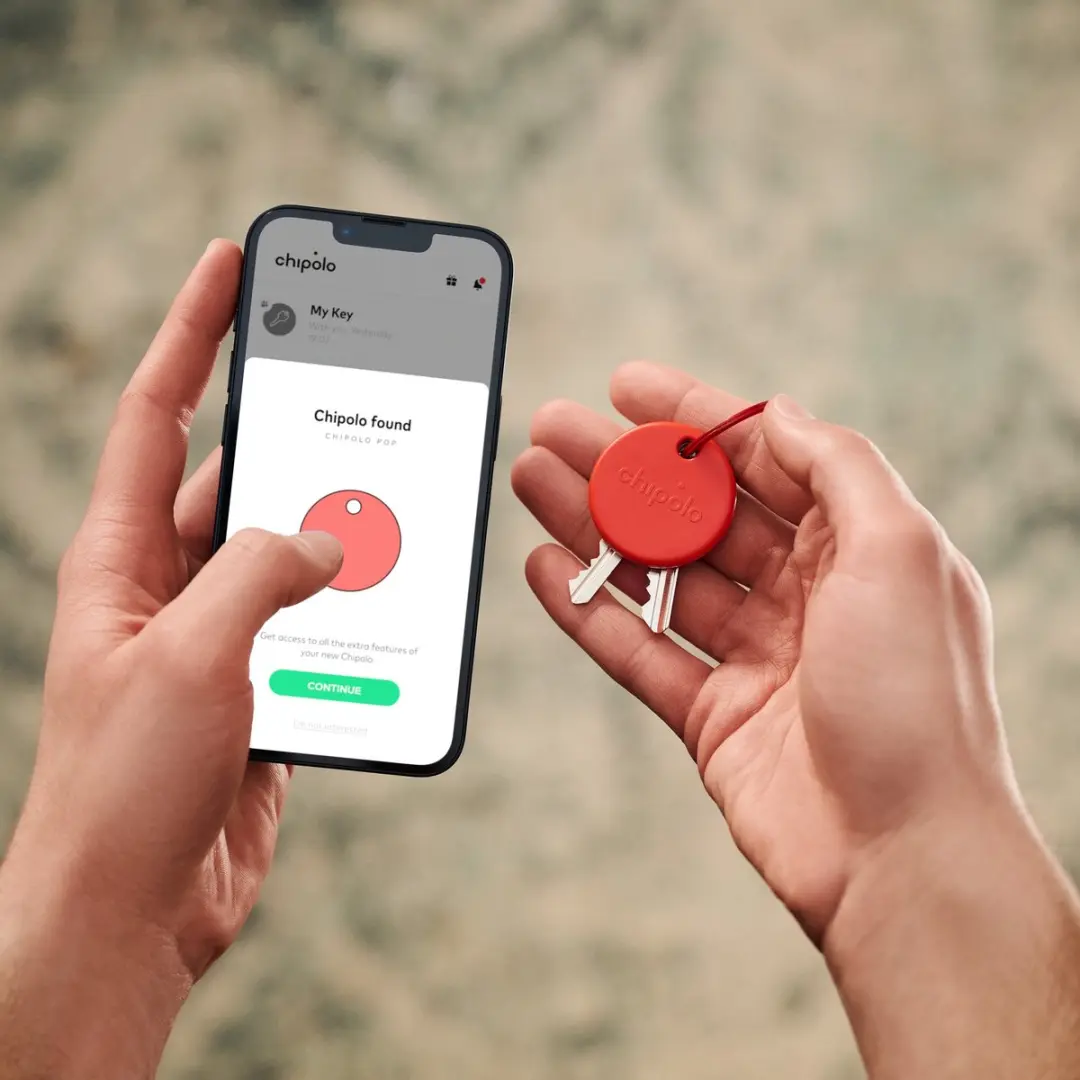 Chipolo POP Bluetooth Tracker 8 Stuks - 120dB - Zwart/Wit/Rood/Blauw